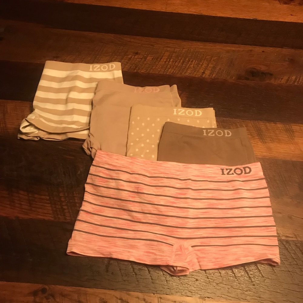 IZOD BoyShort Undies, XL (5 Pair Set)